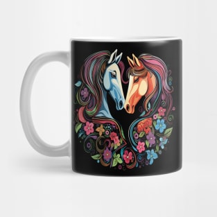 Horse Couple Valentine Mug